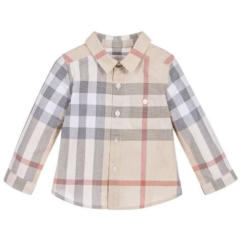 burberry brit collar shirt|infant burberry collar shirt.